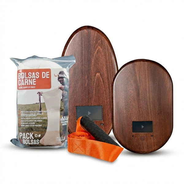 YWH Taxidermy Pack - WildScreen + Pack of 2 Meat Transport Bags + Drag Strap