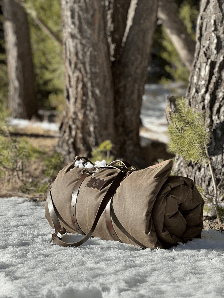 Petate de vaquero de piel encerada - Young Wild Hunters