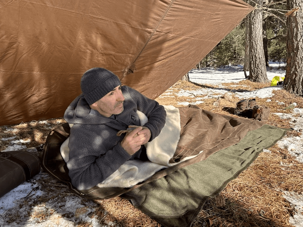 Petate de vaquero de piel encerada - Young Wild Hunters