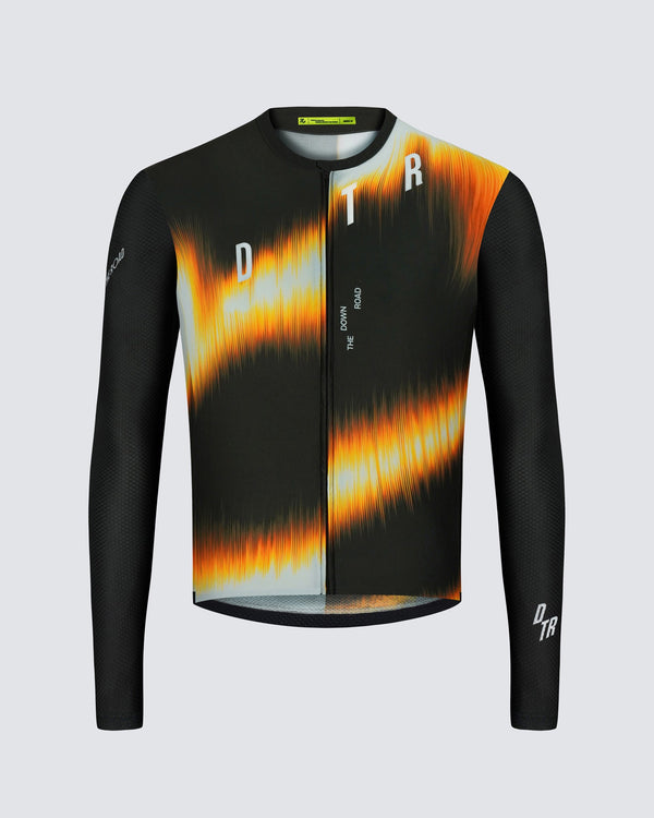 Maillot Manga Larga Resilience Hombre — Brown and Black