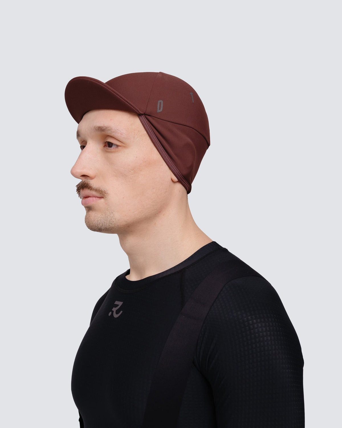 Gorra Térmica de Ciclismo con Visera — Terra Brown