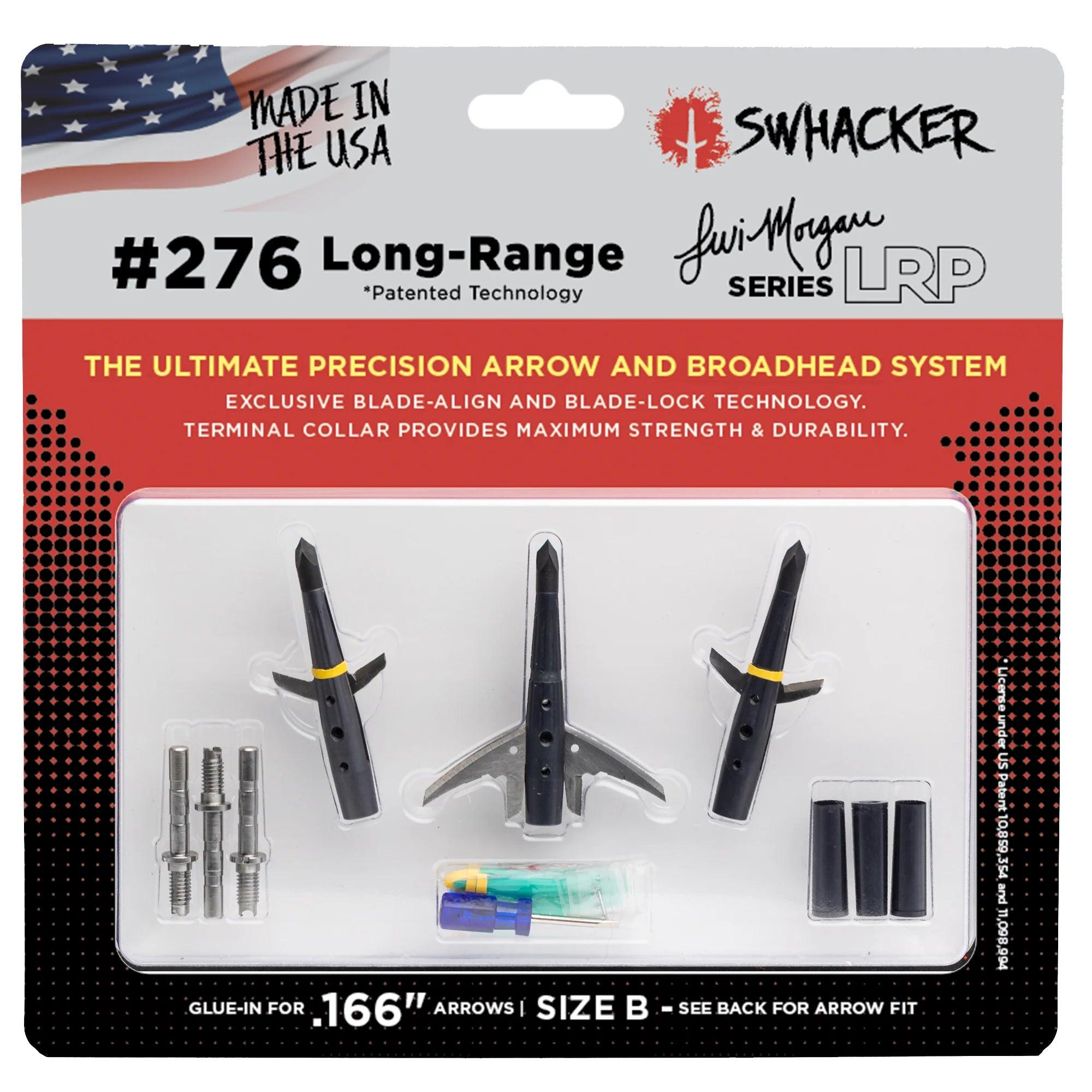 SWHACKER #276 2 BLADE LRP BROADHEAD KIT – SIZE B – 3 PACK - Young Wild Hunters