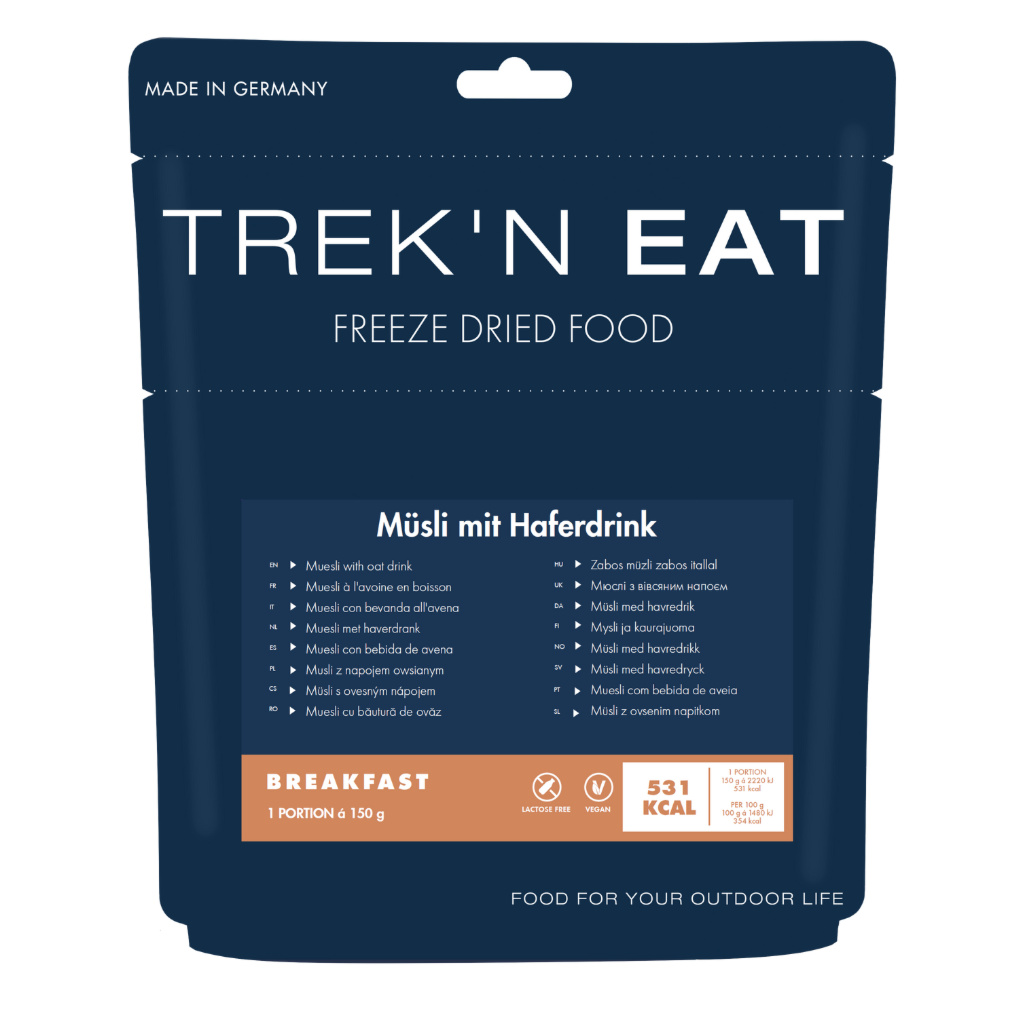 Muesli con bebida de avena Trek’n Eat