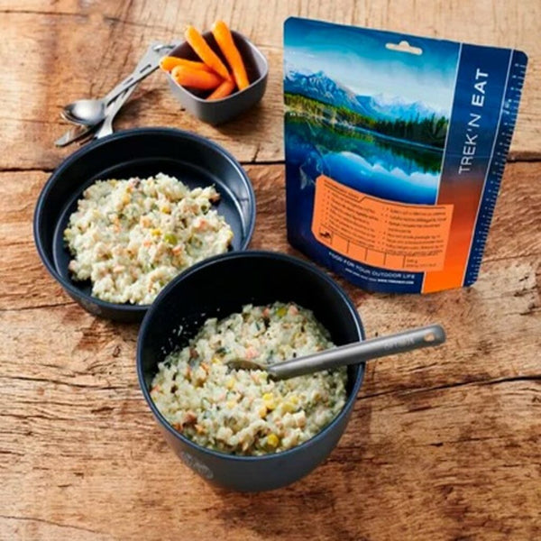 Pollo con crema de verduras y arroz Trek'n Eat PS1000+