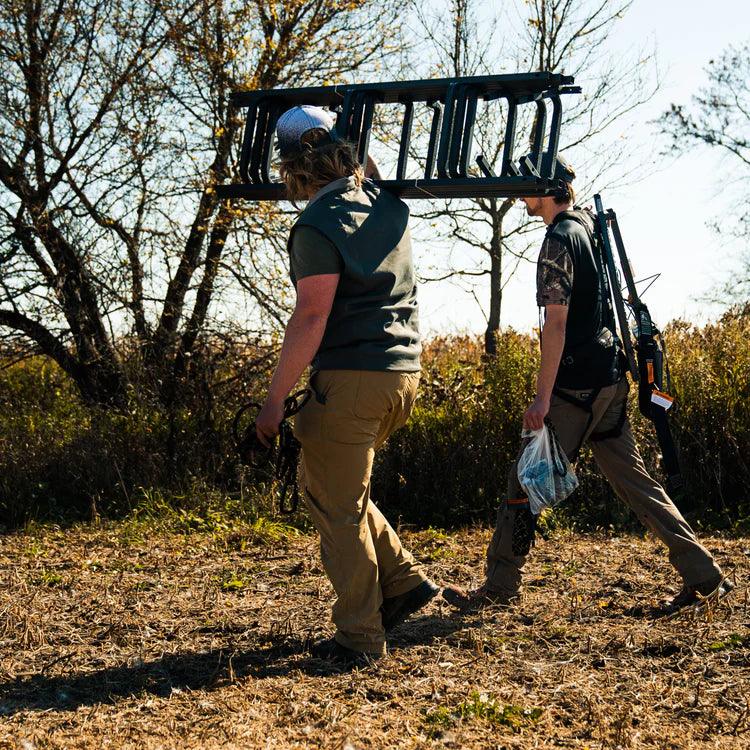 TREE LADDER WITH SAFETY ROPE - Young Wild Hunters