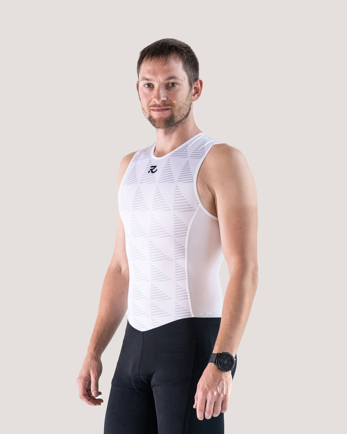 Tritraje Lead Out Sin Mangas Hombre — Classy White