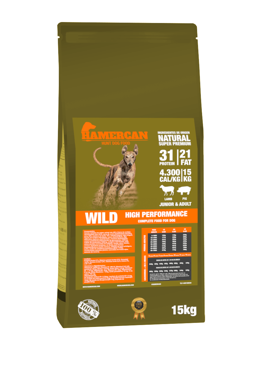 Pack Hamercan - Pienso + Pack Perro - Young Wild Hunters